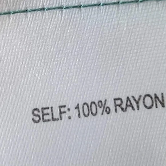 Jane and Delancey Green and White Striped Shirt - Picture 5 of 8